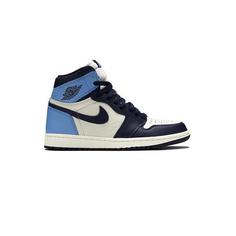 کفش نایک ایرجردن 1 آبی سورمه ای Air Jordan 1 Retro High OG Obsidian