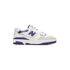 کتونی نیوبالانس 550 سفید بنفش New Balance 550 White purple