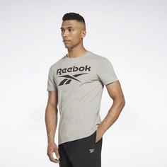 تیشرت مردانه ریباک مدل Reebok Graphic Series Stacked Men’s T-shirt Grey HD4219