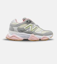 کفش کتانی زنانه طوسی لیمویی صورتی NEW BALANCE 9060 مدل 4201