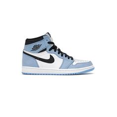 کفش نایک ایرجردن 1 آبی آسمانی Air Jordan 1 University Blue