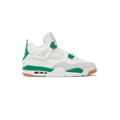 کتونی نایک ایرجردن 4 اس بی سفید سبز Nike Air Jordan 4 SB