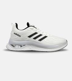 کفش کتانی مردانه سفید مشکی Adidas running shoes مدل 4748