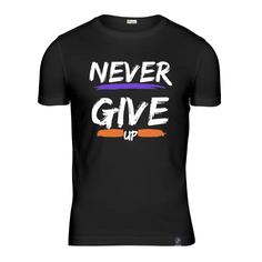 تیشرت آستین کوتاه طرح Never Give up