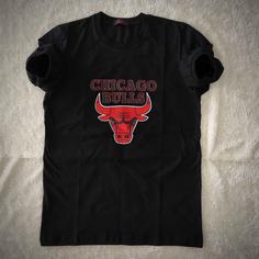 تیشرت CHICAGO BULLS مدل 3108 رنگ مشکی