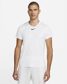 تی شرت تنیس مردانه نایک NikeCourt Dri-FIT Advantage- سفید