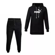 ست هودی کلاه دار مردانه طرح puma مدل l 7685