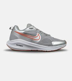 کفش کتانی مردانه طوسی نارنجی نایک NIKE PEGASUS V10 مدل 5154