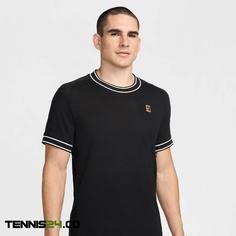 تی شرت تنیس مردانه نایک Nike Court Heritage T-Shirt – مشکی