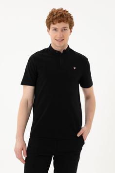 تیشرت یقه پلو مردانه یو اس پلو اورجینال مشکی U.S. Polo Assn. G081SZ011.000.1372870