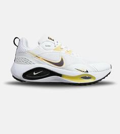 کفش کتانی مردانه و زنانه سفید زرد Nike air zoom max مدل 5621