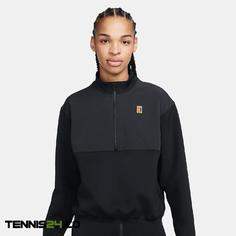 سویشرت نیمه زیپ نایک NikeCourt Dri-FIT Heritage- مشکی