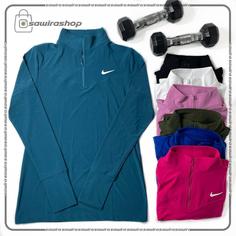 بلوز نیم زیپ فینگردار زنانه نایک (Nike) – (کد: 1594)