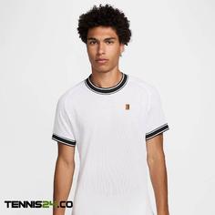 تی شرت تنیس مردانه نایک Nike Court Heritage T-Shirt – سفید