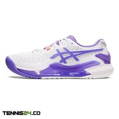 کفش تنیس زنانه اسیکس Asics Gel-Resolution9- سفید/صورتی