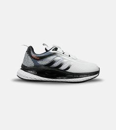 کفش کتانی بچه گانه سفید مشکی Adidas running shoes مدل 4937