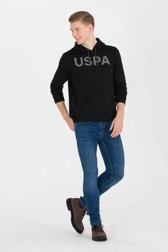 سویشرت مردانه یو اس پلو اورجینال مشکی U.S. Polo Assn. TEKSPOR1454275