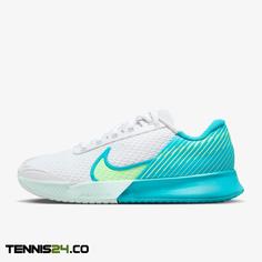 کفش تنیس زنانه نایک NikeCourt Air Zoom Vapor Pro 2 – سفید/آبی