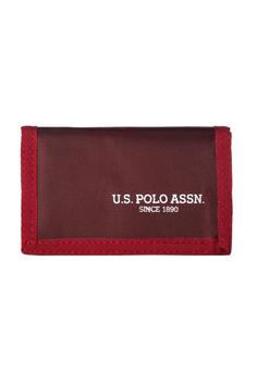 کیف پول مردانه یو اس پلو اورجینال بورگوندی U.S. Polo Assn. PLCUZ2100