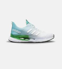 کفش کتانی مردانه سفید سبز ADIDAS running مدل 4352