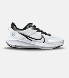 کفش کتانی مردانه سفید مشکی NIKE AIR zoomx مدل 4986