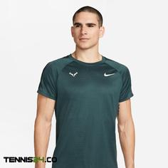 تی شرت تنیس مردانه نایک Nike RAFA Challenger- یشمی