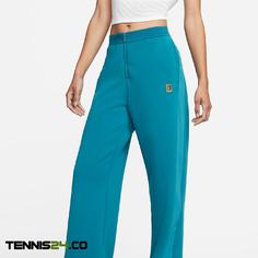 شلوار تنیس زنانه نایک NikeCourt Dri-FIT Heritage- آبی