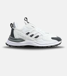 کفش کتانی مردانه سفید طوسی ADIDAS boost مدل 6174