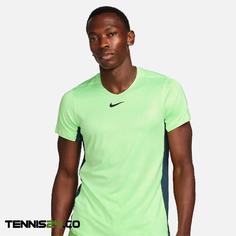 تی شرت تنیس مردانه نایک NikeCourt Dri-FIT Advantage- سبز روشن