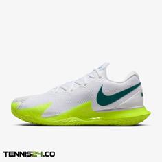 کفش تنیس مردانه نایک Nike Court Zoom Vapor Cage 4 RAFA HC Tennis Shoes- سفید/ زرد