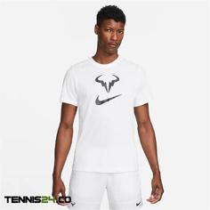 تی شرت تنیس مردانه نایک NikeCourt Dri-FIT Rafa – سفید