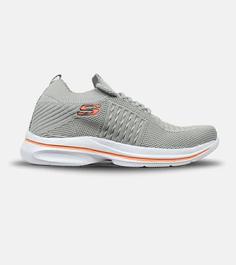 کفش کتانی مردانه طوسی SKECHERS مدل 4084