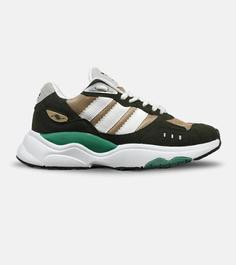 کفش کتانی مردانه یشمی قهوه ای سفید ADIDAS torsion مدل 5098