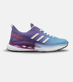 کفش کتانی مردانه بنفش آبی ADIDAS running مدل 4351