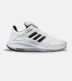 کفش کتانی مردانه سفید مشکی ADIDAS CLOUD Foam مدل 4988