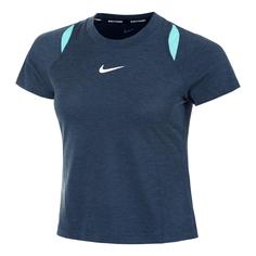 تی شرت تنیس زنانه نایک NikeCourt Advantage Dri-FIT- سرمه ای