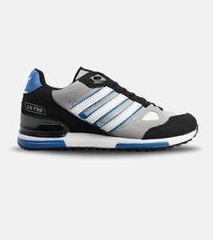 کفش کتانی مردانه طوسی آبی مشکی آدیداس adidas ZX 750 مدل 2001