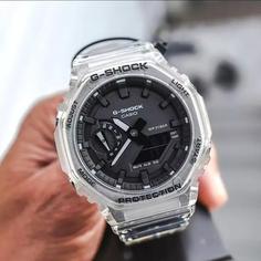 ساعت مچی جی شاک G-shock موتور ژاپن بند شفاف