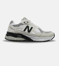 کفش کتانی طوسی مشکی کرم NEW BALANCE 990 مدل 4799