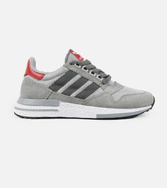 کفش کتانی مردانه طوسی سفید آدیداس adidas ZX 500 مدل 2087