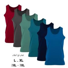 زیرپوش مردانه رکابی نخی اعلاء سایز L تا 5XL