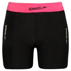 مایو اسپیدو ( Speedo ) مردانه پادار مشکی با نوار صورتی رنگ