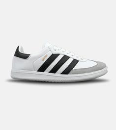 کفش کتانی مردانه سفید مشکی ADIDAS Samba مدل 5235