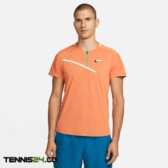 تی شرت تنیس مردانه نایک NikeCourt Slam Polo Neck- نارنجی