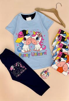 تیشرت شلوارک funny unicorn کد 1586