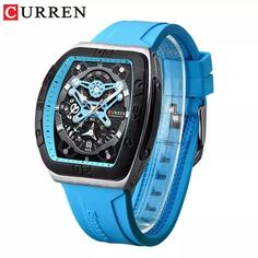 ساعت مچی مردانه کورن واچ سه موتوره کرنوگراف  CURREN 8443 BLUE