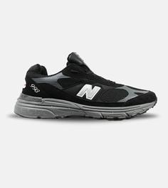 کفش کتانی بزرگ پا مشکی طوسی NEW BALANCE 993 مدل 4229