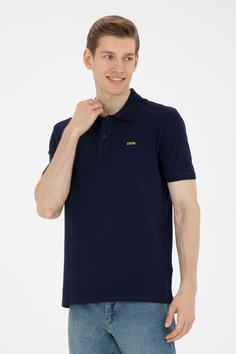 تیشرت یقه پلو مردانه یو اس پلو اورجینال آبی سرمه ای U.S. Polo Assn. G081SZ011.000.1421237