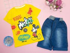 تیشرت شلوارک لی KIDS MICKEY