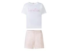 ست تیشرت شورتک زنانه برند benetton کد ۳۰۹۶۳p00u Womens pijamas